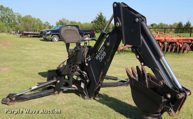 image for item FE9621 Bradco 509 skid steer backhoe attachment
