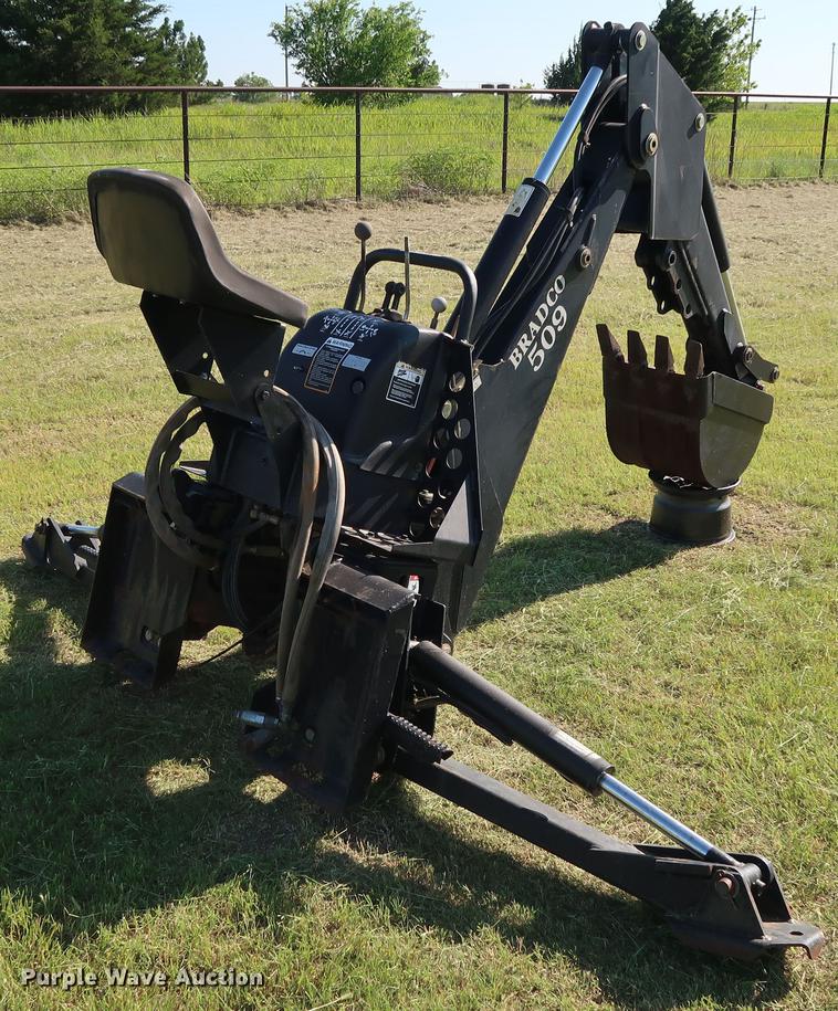 image for item FE9621 Bradco 509 skid steer backhoe attachment