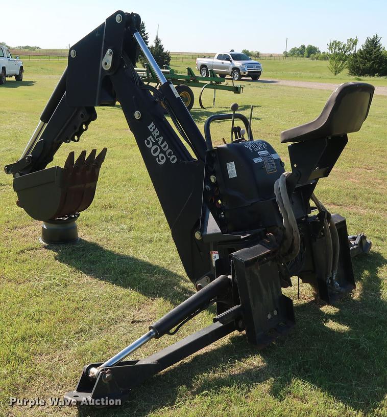 Bradco 509 skid steer backhoe attachment Item FE9621 62...