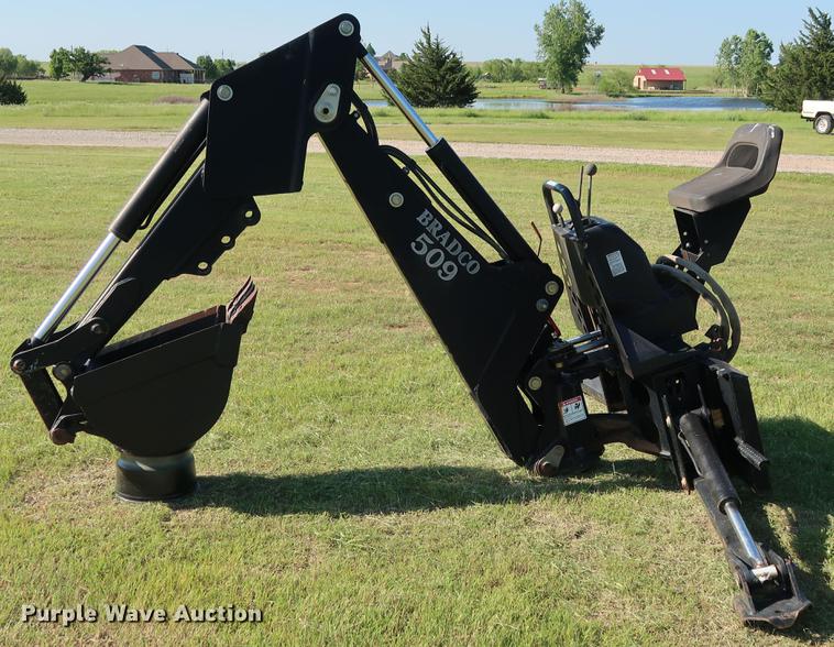 image for item FE9621 Bradco 509 skid steer backhoe attachment