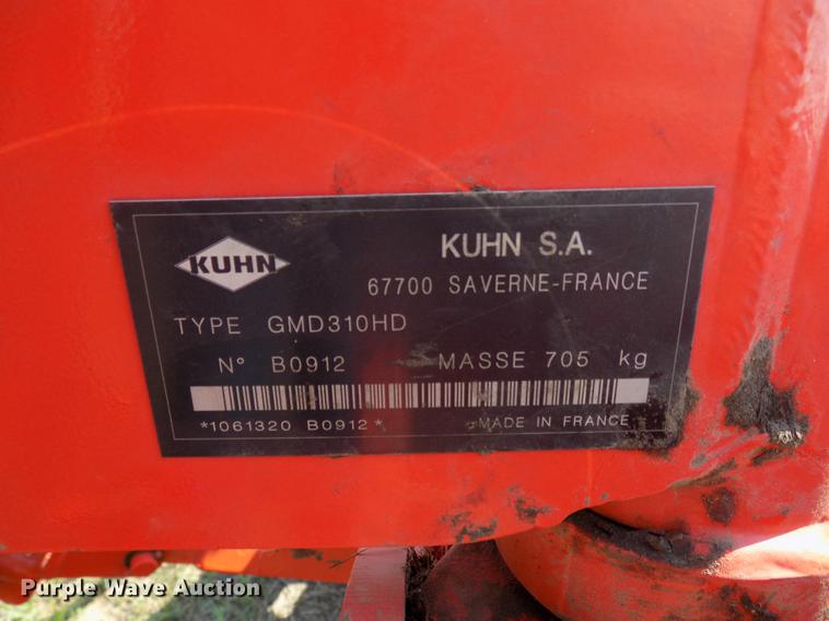 image for item DB9545 Kuhn GMD310 disc mower