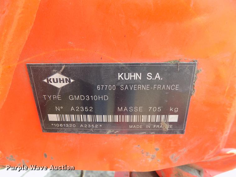 image for item DB9546 Kuhn GMD310 disc mower