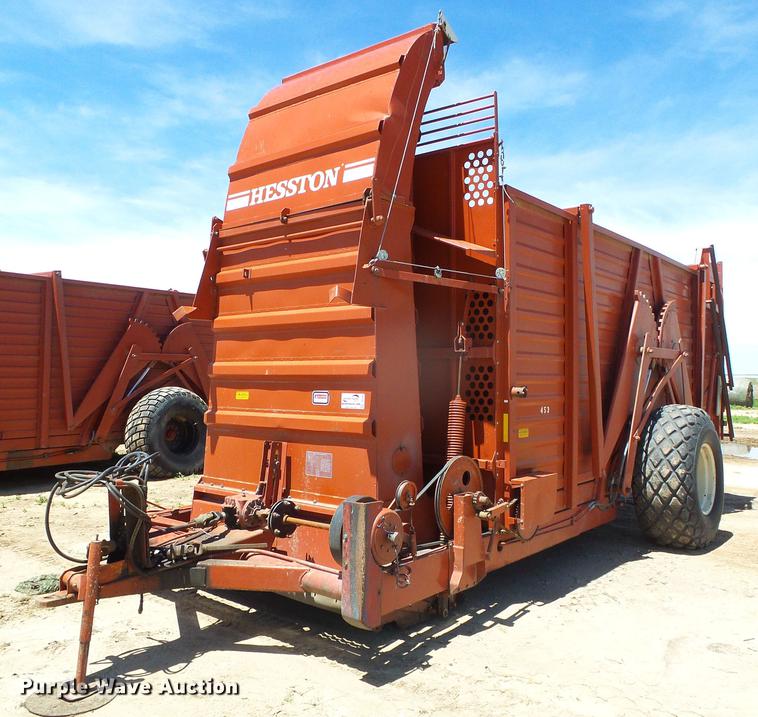 image for item DC5163 Hesston Stakhand 60B bale stacker