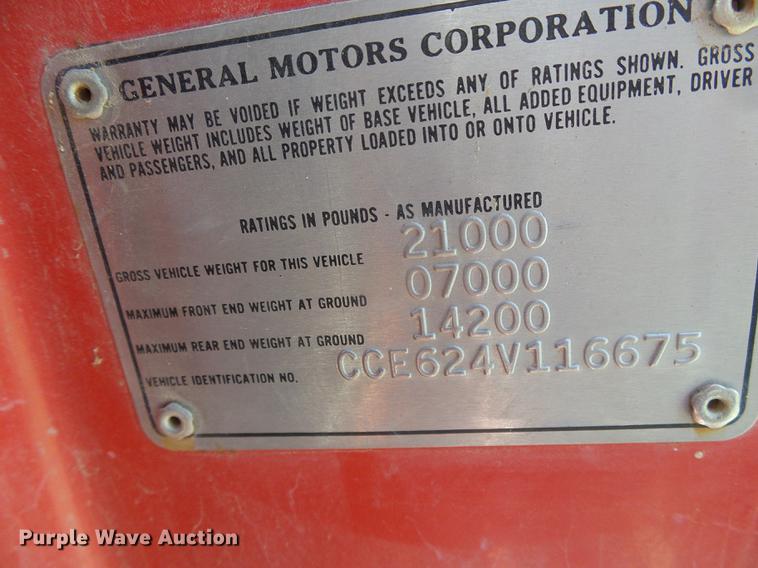 image for item DC5166 1974 Chevrolet C60 grain truck