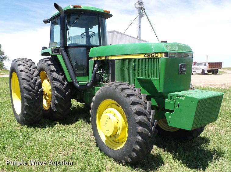 image for item DC5168 1993 John Deere 4960 MFWD tractor