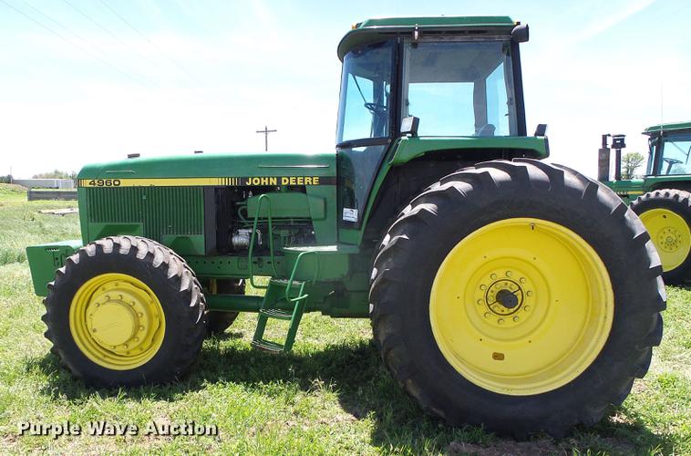image for item DC5168 1993 John Deere 4960 MFWD tractor