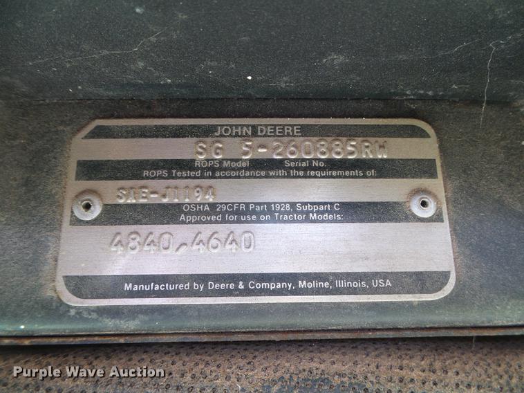 image for item DC5170 1981 John Deere 4840 tractor