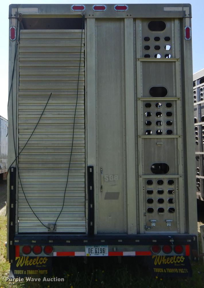 image for item DE8433 2008 Eby livestock trailer