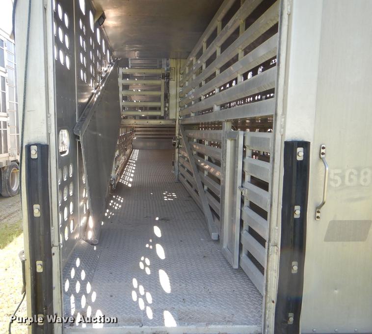 image for item DE8433 2008 Eby livestock trailer
