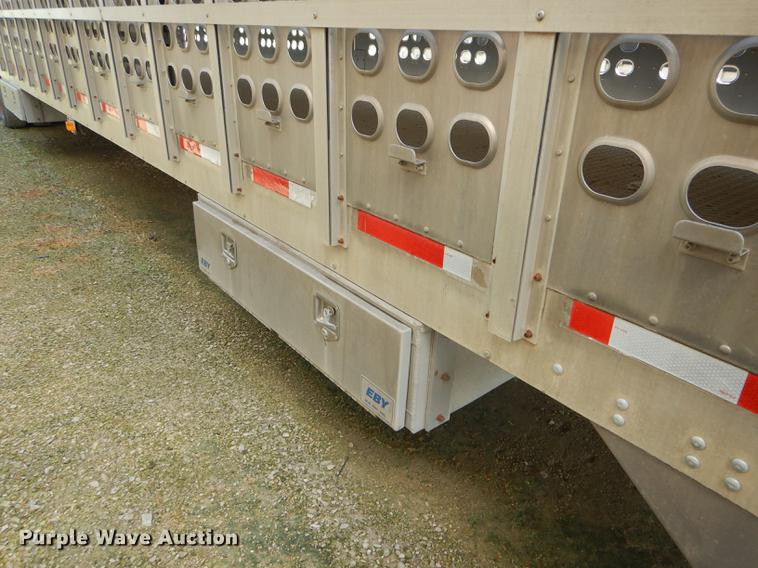 image for item DE8433 2008 Eby livestock trailer