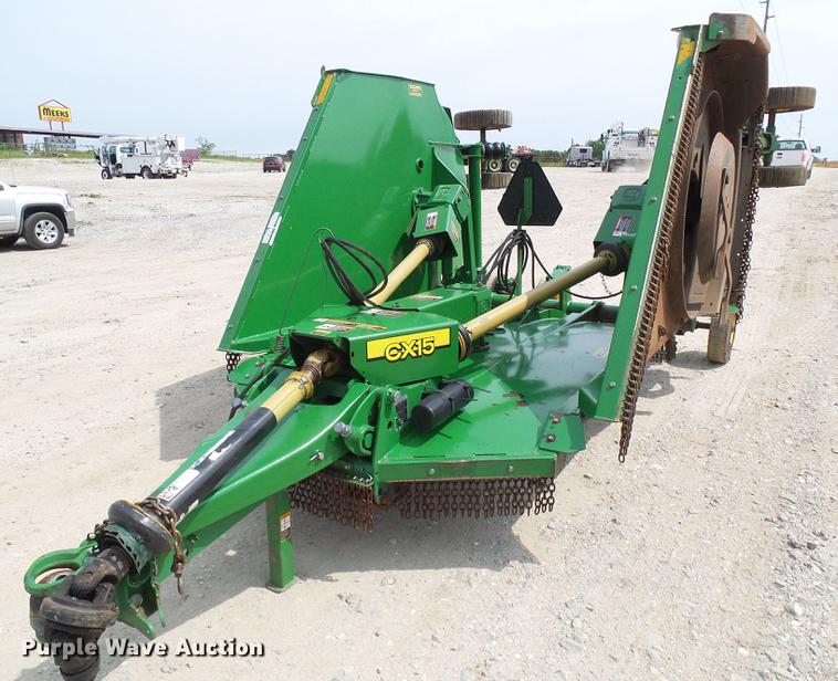 image for item DF7327 2014 John Deere CX15 batwing rotary mower
