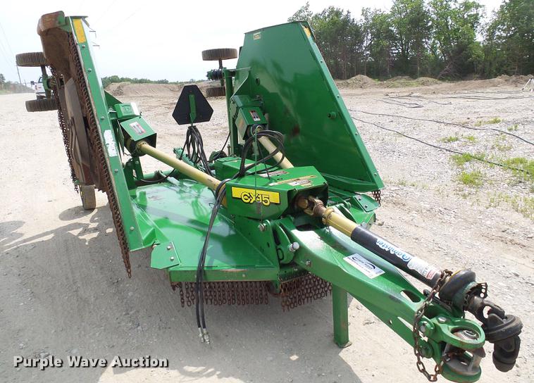 image for item DF7327 2014 John Deere CX15 batwing rotary mower