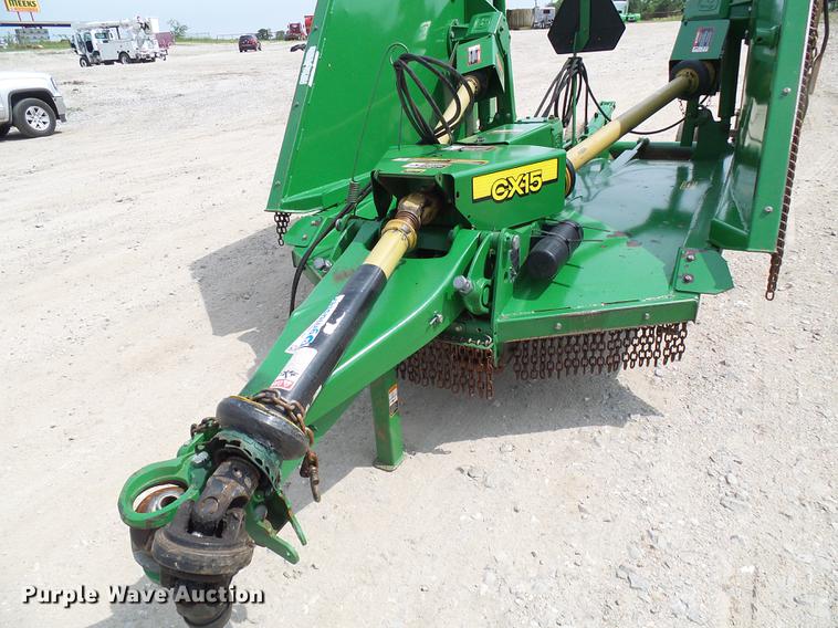 image for item DF7327 2014 John Deere CX15 batwing rotary mower