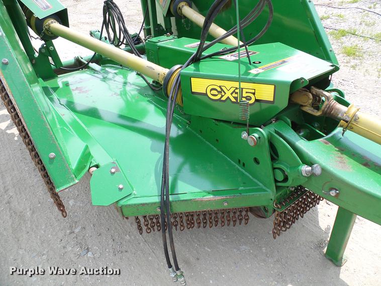 image for item DF7327 2014 John Deere CX15 batwing rotary mower