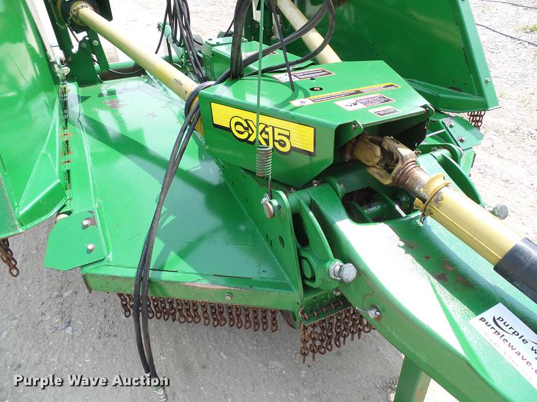 image for item DF7327 2014 John Deere CX15 batwing rotary mower