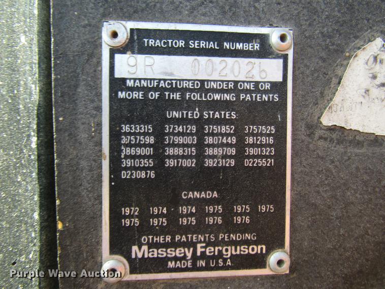 image for item DG1167 1978 Massey-Ferguson 2675 tractor