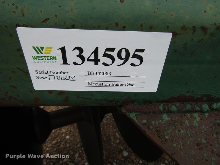 image for item DG1195 Baker tandem disk