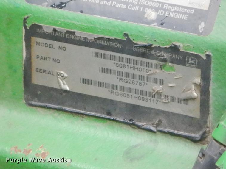 image for item ED9277 2000 John Deere 9650 Walker combine