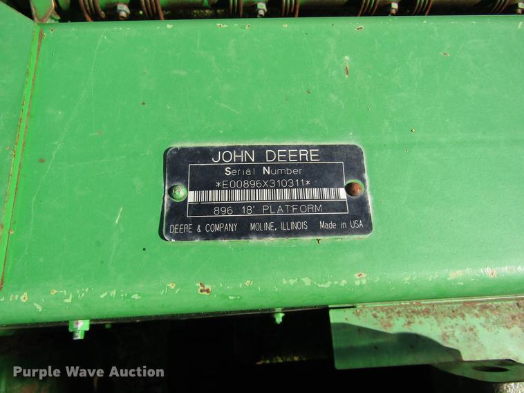 image for item EH9431 2005 John Deere 4895 windrower