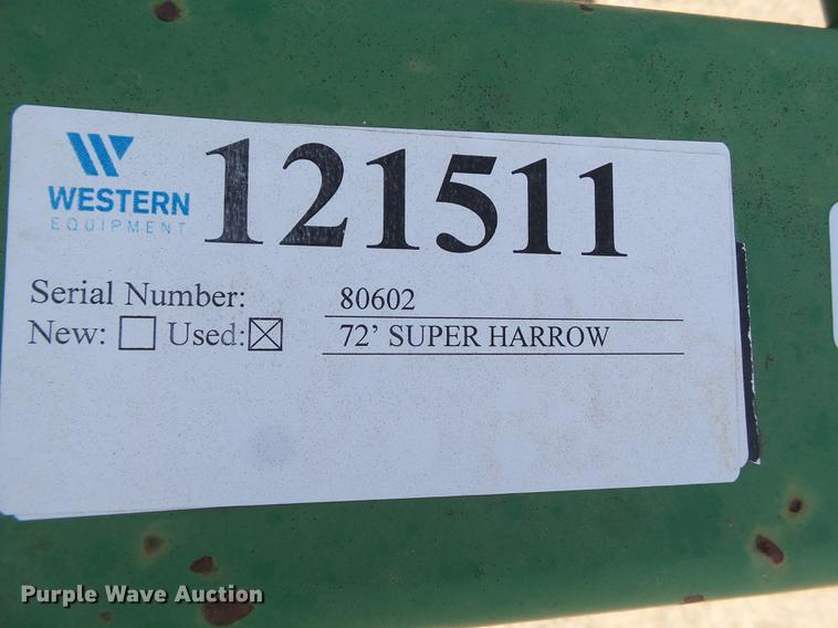 image for item FS9538 Summers spring tooth harrow