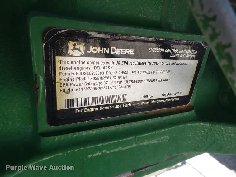 image for item FS9545 2015 John Deere 5065E tractor