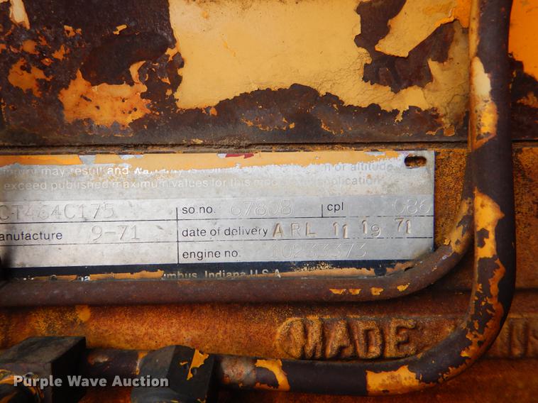 image for item FT9505 1972 Galion T500L rigid frame motor grader