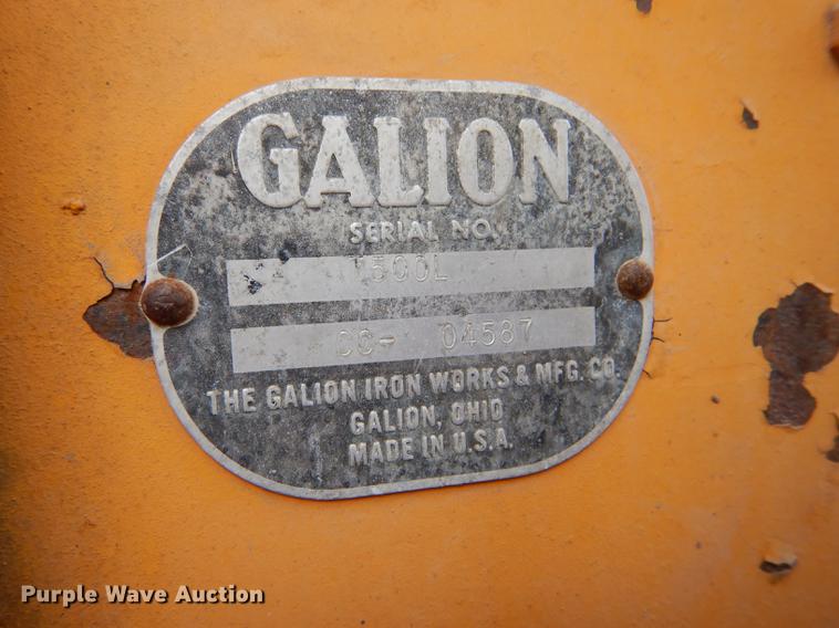 image for item FT9505 1972 Galion T500L rigid frame motor grader