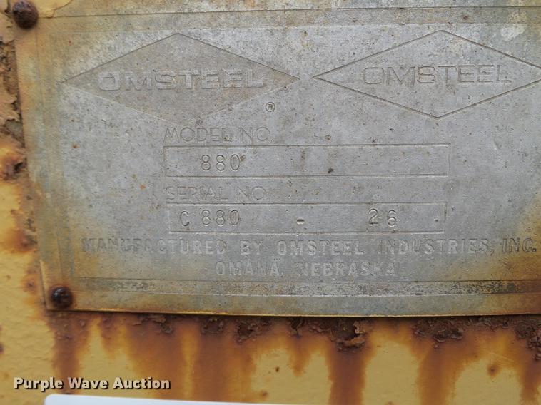 image for item DC4580 Omsteel 880 v-plow