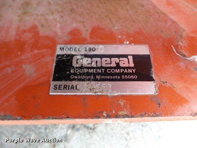 image for item DC4588 General 1900 asphalt cutter