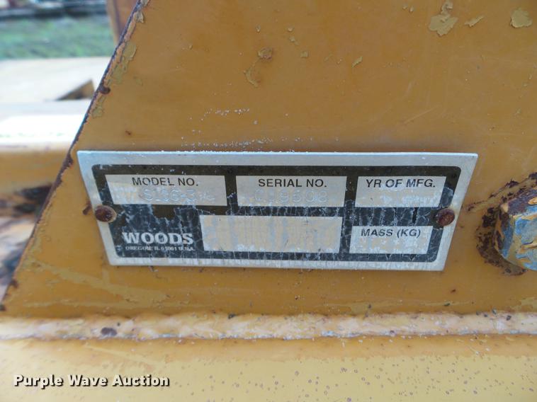 image for item DC4595 Woods S106-3 side boom mower