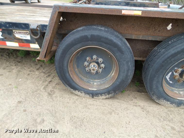 image for item DC4596 2002 Towmaster T14-DD equipment trailer