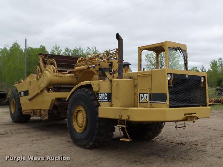 image for item DC4597 1991 Caterpillar 615C Series II elevating scraper