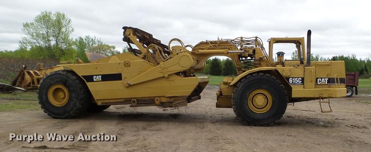 image for item DC4597 1991 Caterpillar 615C Series II elevating scraper