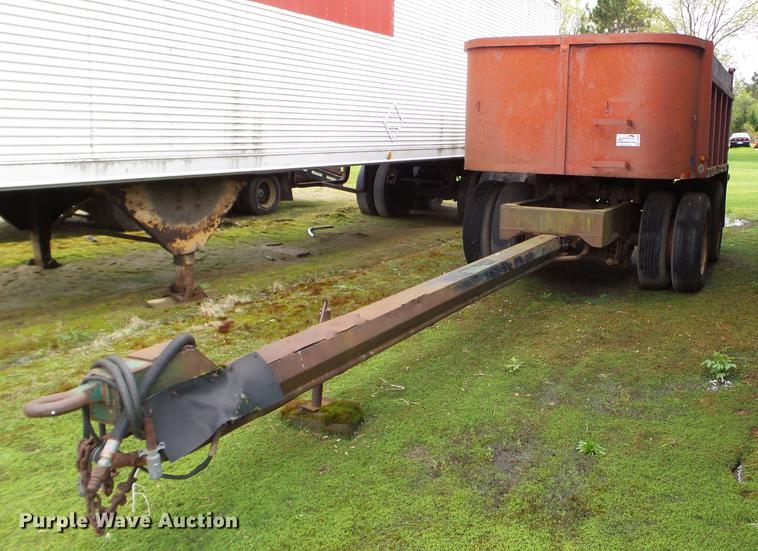 image for item DC4606 1969 end dump pup trailer
