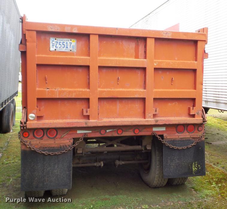 image for item DC4606 1969 end dump pup trailer