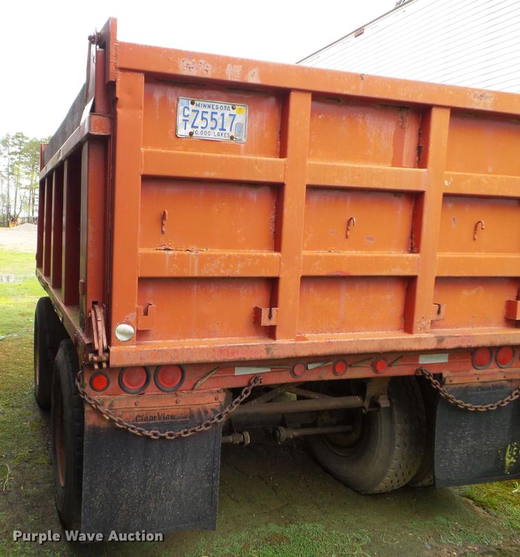 image for item DC4606 1969 end dump pup trailer