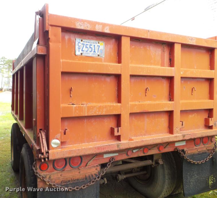 image for item DC4606 1969 end dump pup trailer