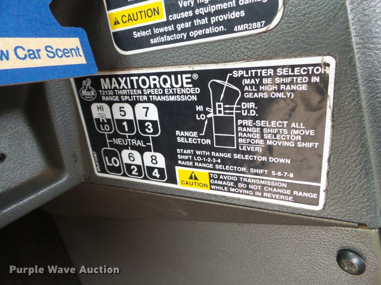 image for item DC4609 1991 Mack CH613 semi truck