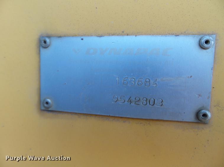image for item DC4616 1998 Dynapac CA152PD single drum vibratory roller