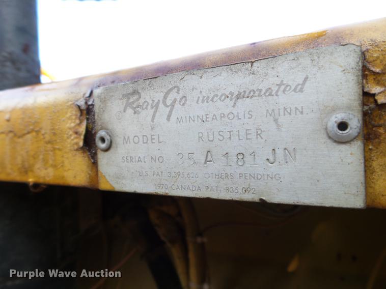 image for item DC4617 Raygo Rustler single drum vibratory roller