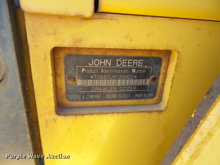 image for item DC4618 2006 John Deere 650J LGP dozer