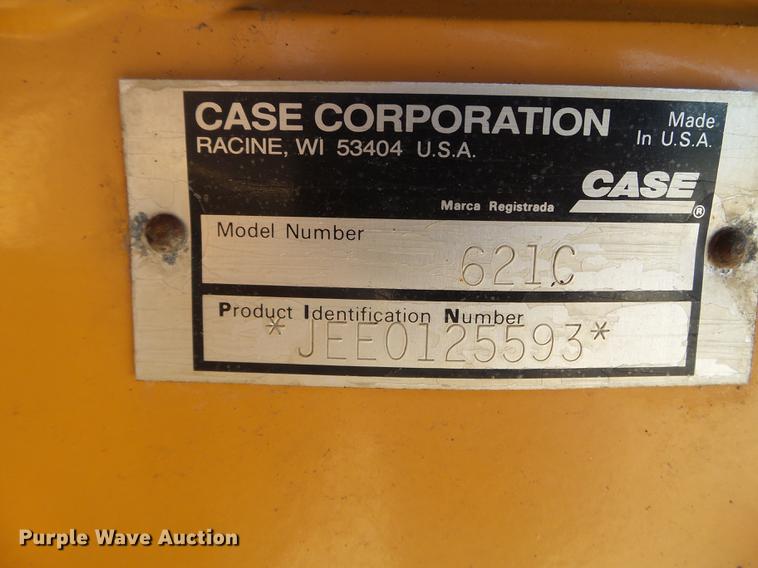 image for item DC4620 2001 Case 621C wheel loader