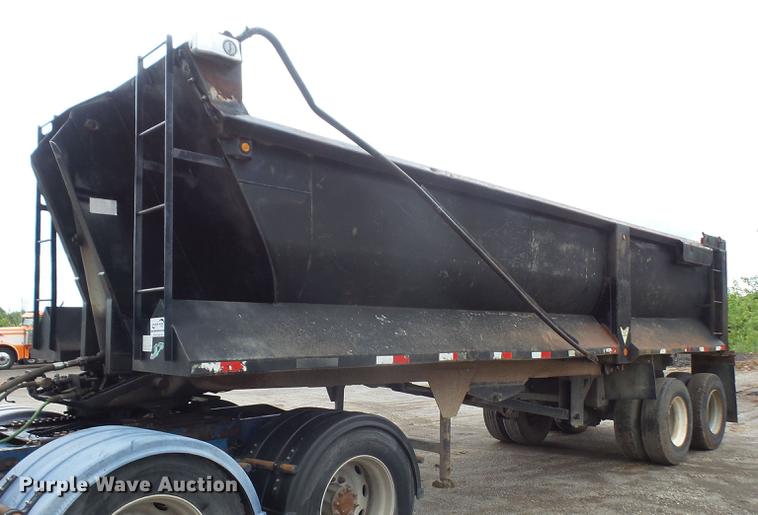 image for item DA6372 1996 Western end dump trailer