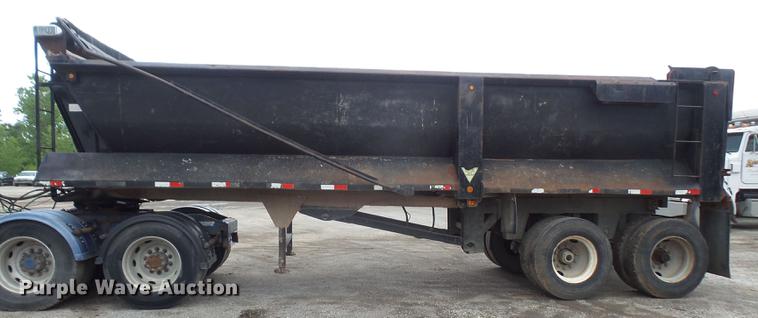 image for item DA6372 1996 Western end dump trailer