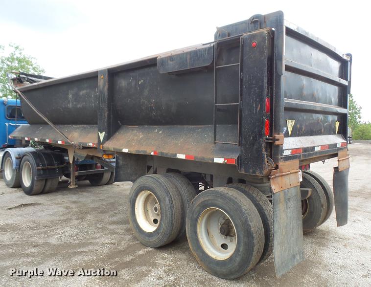 image for item DA6372 1996 Western end dump trailer