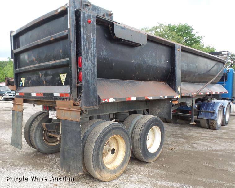 image for item DA6372 1996 Western end dump trailer