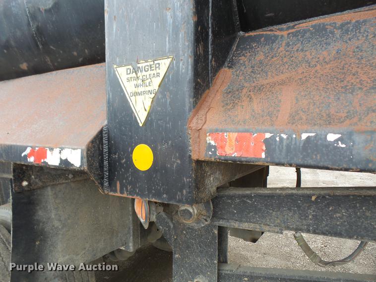 image for item DA6372 1996 Western end dump trailer