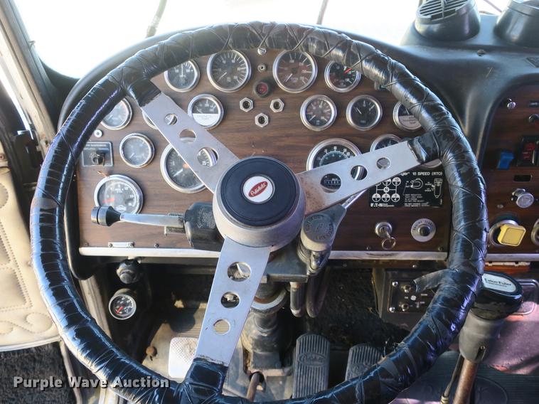 image for item DB8754 1984 Peterbilt 359 semi truck