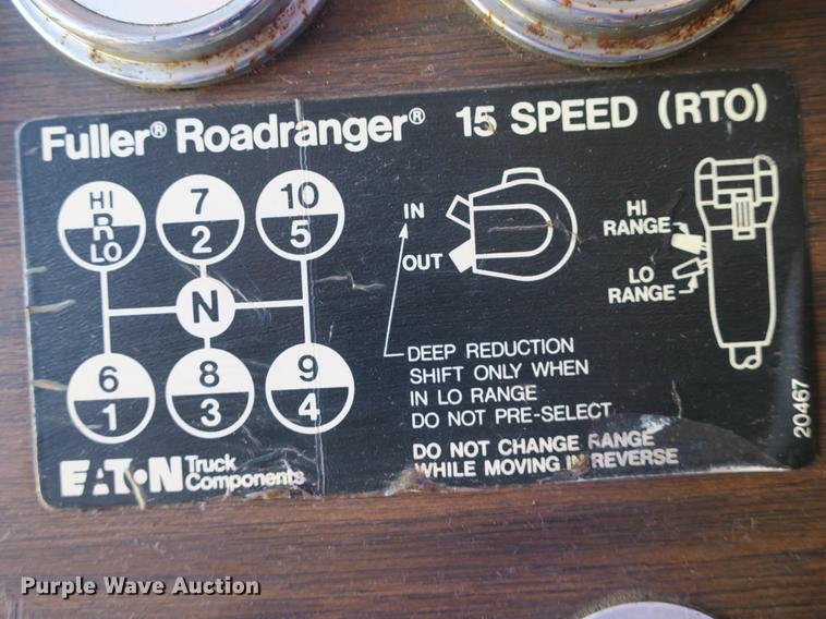 image for item DB8754 1984 Peterbilt 359 semi truck
