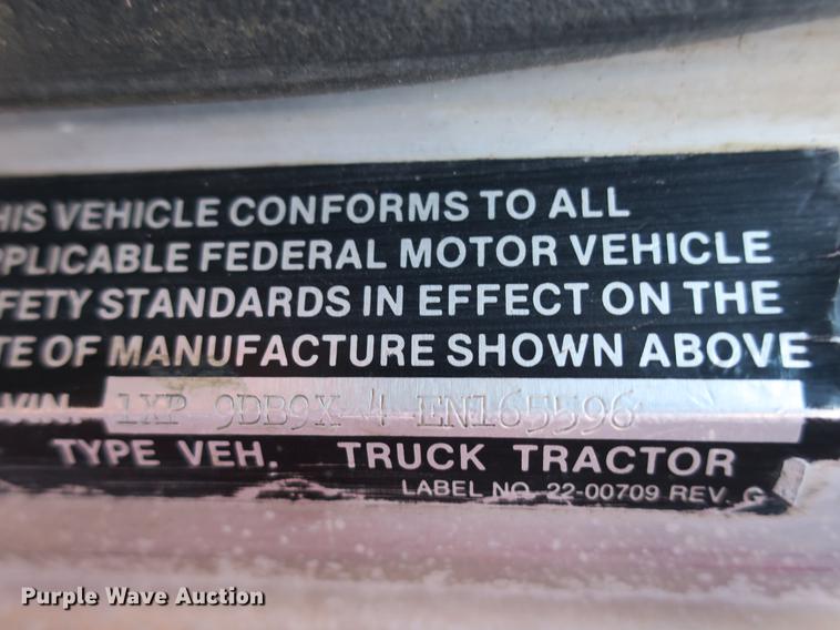 image for item DB8754 1984 Peterbilt 359 semi truck